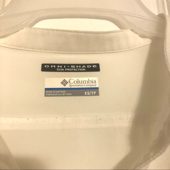 Columbia Polo Casual Shirt Long sleeve sun protective  sz XS - Picture 4 of 7